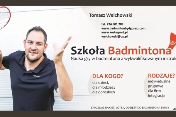 Tomasz Welchowski kończy współpracę z Squaspoint i zaprasza na badmintona do Tenispoint