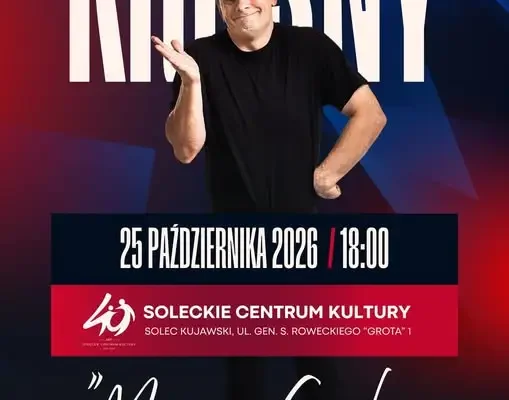 Ireneusz Krosny wystąpi w Solcu Kujawskim z premierą „MOWA CIAŁA”