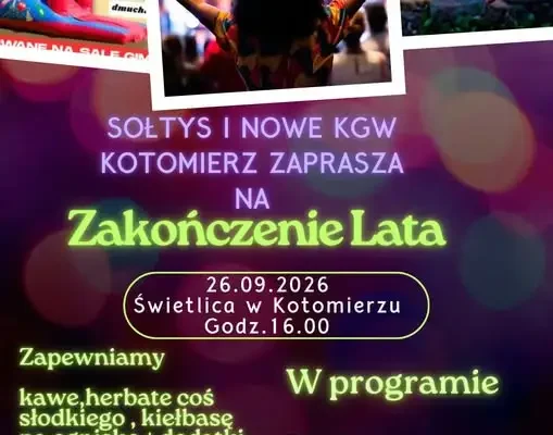 Zabawa taneczna i ognisko w Kotomierzu – zapisy trwają
