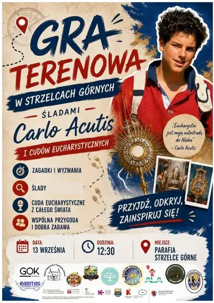 Gra terenowa śladami Carlo Acutisa w Strzelcach Górnych – pakiety startowe gotowe