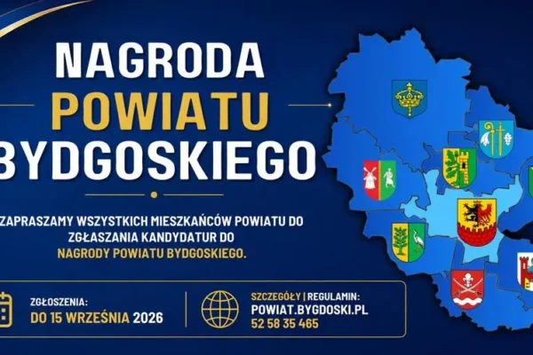 Nagroda Powiatu Bydgoskiego – ostatni dzień na zgłoszenie kandydatów