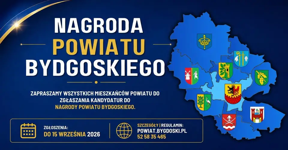 Nagroda Powiatu Bydgoskiego – ostatni dzień na zgłoszenie kandydatów