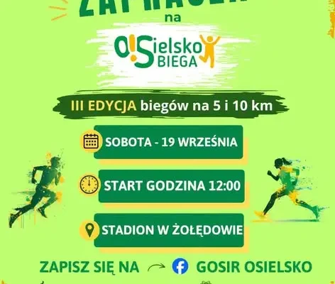 O!Sielsko BIEGA – ostatnia szansa na zapis do III edycji biegu w Żołędowie