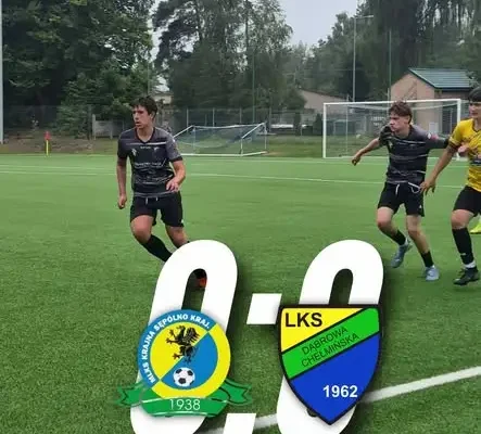Bezbramkowy remis juniorów LKS Dąbrowa Chełmińska w Sępólnie Krajeńskim