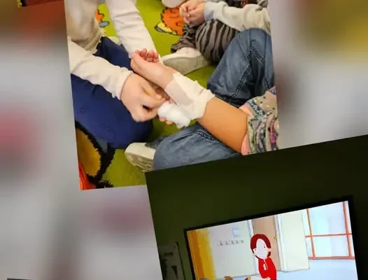 Przedszkolaki z Sicienka uczą się pierwszej pomocy