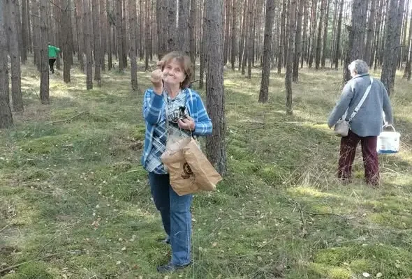 Grzybobranie w Marcelewie i filmowy czwartek – relacja z życia grupy