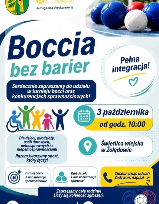Boccia bez barier w Gminie Osielsko – sportowa integracja dla każdego