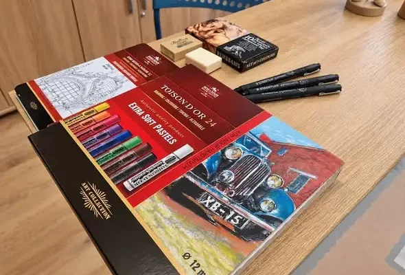Nowa sala w Bibliotece w Sicienku na Kurs Rysunku dla dorosłych