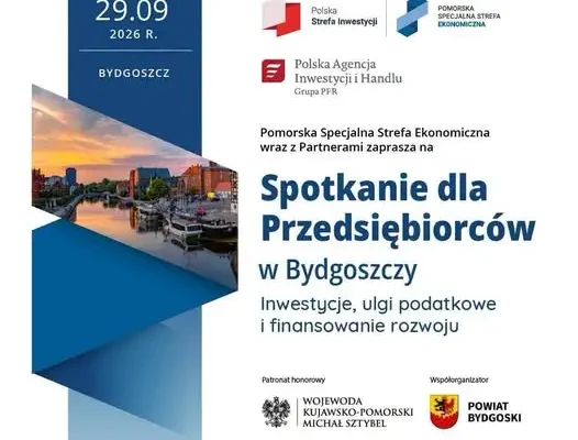 Spotkanie dla Przedsiębiorców w Bydgoszczy – trwają zapisy na 29 września