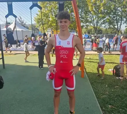 Wojtek Gierach z Niemcza drugim Polakiem na Mistrzostwach Świata w triathlonie w Pontevedrze