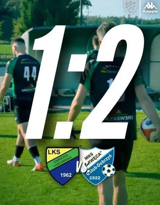LKS JKG przegrywa z Drwęcą Golub-Dobrzyń 1:2 w zaciętym meczu