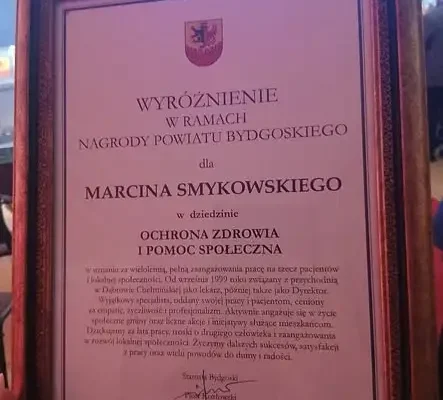 Gala Powiatu Bydgoskiego w Białych Błotach – wyróżnienia dla mieszkańców gminy Dąbrowa Chełmińska
