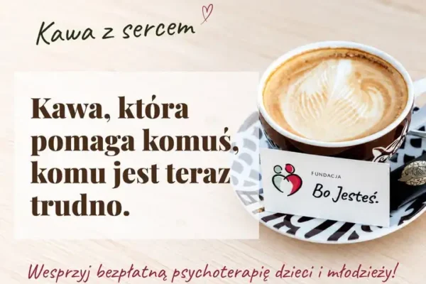 Kawa z sercem: październikowa akcja wsparcia psychoterapii dzieci i młodzieży