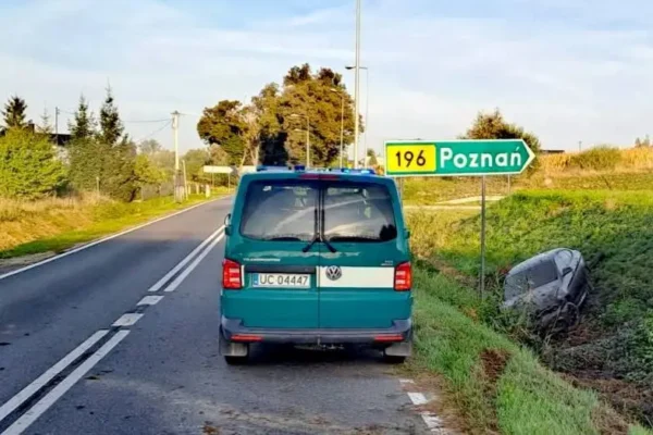Żołnierze ŻW z Powidza pomogli poszkodowanemu w wypadku w Poznaniu