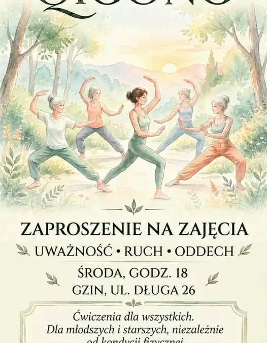 Qigong w Gzinie – nowe zajęcia łączące ruch, oddech i uważność