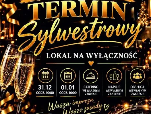 Sylwester 2026 w Fordonie – wynajmij salę na wyłączność
