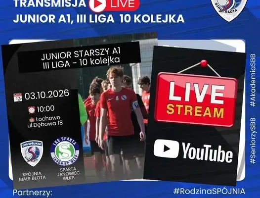 Mecz na szczycie w Łochowie: GKS Spójnia Białe Błota kontra niepokonana Sparta Janowiec Wielkopolski