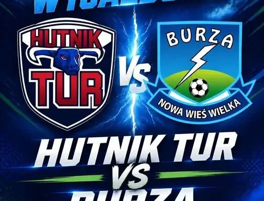 Burza Nowa Wieś Wielka zagra wyjazdowo z Hutnikiem Tur w Szubinie