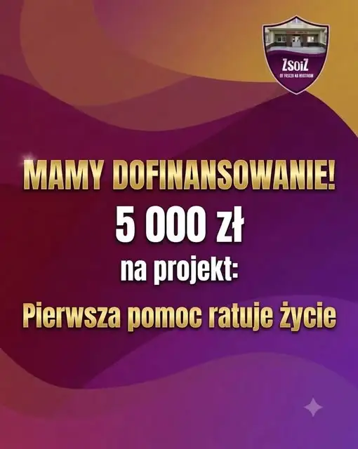 Solec Kujawski: projekt „Pierwsza pomoc ratuje życie” z pełnym dofinansowaniem 5000 zł
