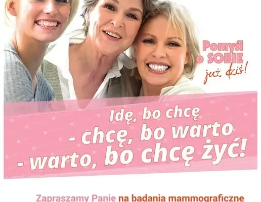 Bezpłatna mammografia w Dobrczu – ostatnie wolne miejsca na badanie 8 października