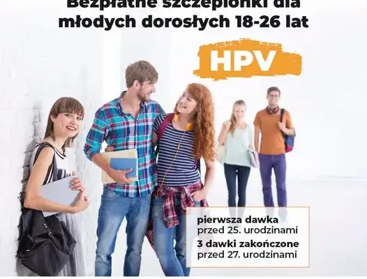 Bezpłatne szczepienia przeciw HPV dla osób 19-26 lat – ruszają od października