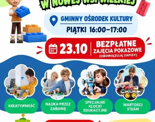 Robotyka i programowanie dla dzieci w Nowej Wsi Wielkiej – bezpłatne zajęcia pokazowe