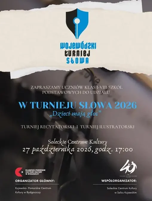 Turniej Słowa „Dzieci mają głos” 2026 – eliminacje już 27 października w Solcu Kujawskim