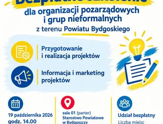 Warsztaty dla NGO z Powiatu Bydgoskiego – jak zdobyć fundusze i promować projekty