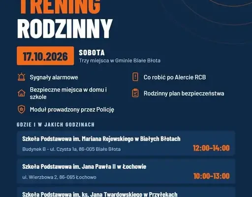 Krajowy Trening Rodzinny w gminie Białe Błota – już w sobotę 17 października