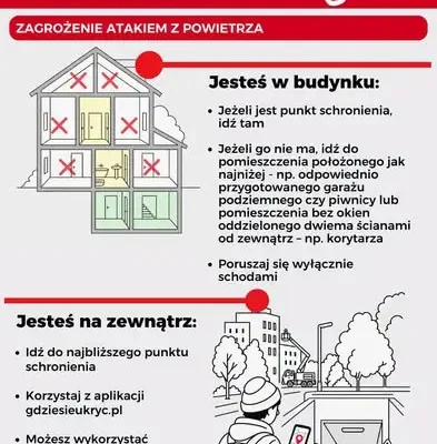 Jak zachować się podczas alarmu? Gmina Osielsko przypomina zasady bezpieczeństwa