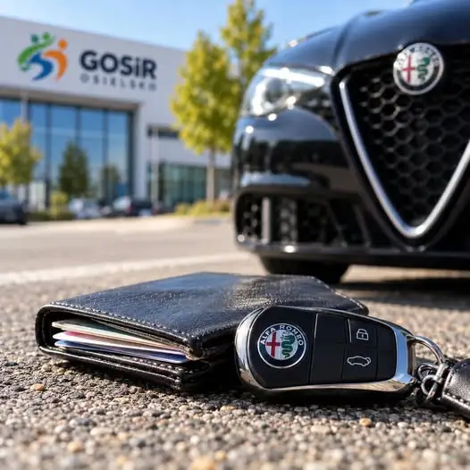 Znaleziono dokumenty samochodu Alfa Romeo przy GOSiR Osielsko