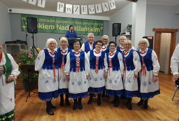 Zespół Wrzos na VII Przeglądzie „Szlakiem Nadwiślańskim” w Czarżach