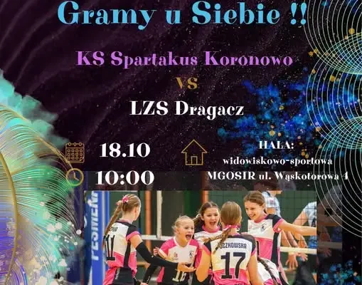 Mecz juniorki młodszej: KS Spartakus Koronowo kontra LZS Dragacz
