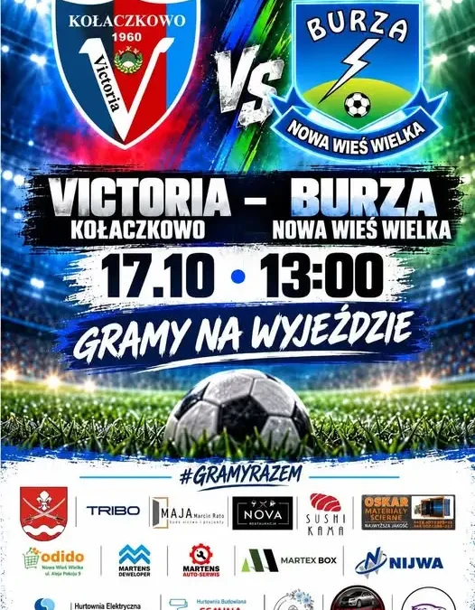 Burza Nowa Wieś Wielka jedzie do Kołaczkowa. Hit 9. kolejki!