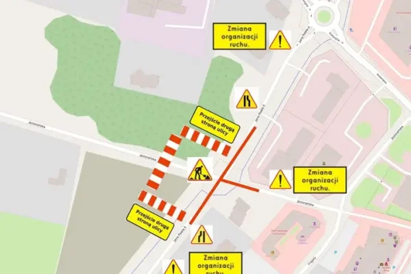 Osielsko: zmiana organizacji ruchu na skrzyżowaniu Jana Pawła II i Jeziorańskiej