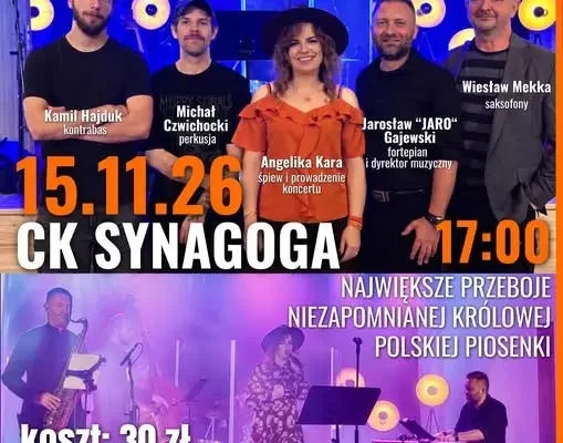 Koronowo: Koncert z przebojami Anny Jantar już 15 listopada