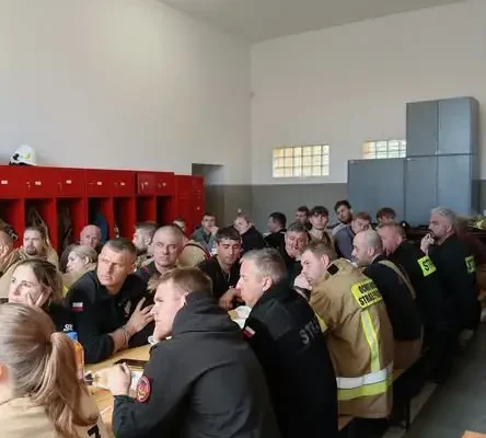 Strażacy z regionu ćwiczyli pożar kościoła w Wudzynie