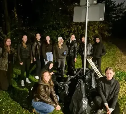 Siatkarki z Bydgoszczy połączyły trening z troską o środowisko