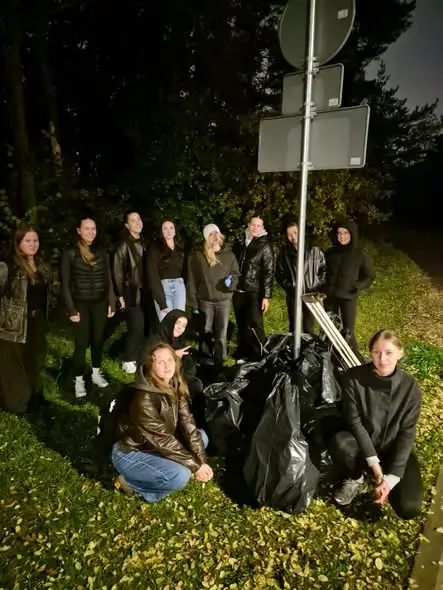 Siatkarki z Bydgoszczy połączyły trening z troską o środowisko