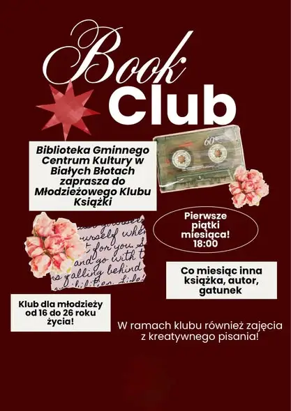 Młodzieżowy Klub Książki w Białych Błotach zaprasza na listopadowe spotkanie