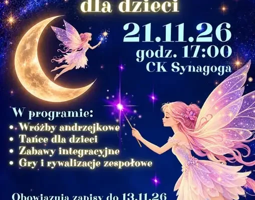 Bal Andrzejkowy dla dzieci w Koronowie – zapisy do 13 listopada