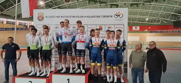 Albert Kurland z Osielska zdobył brązowy medal Mistrzostw Polski w kolarstwie torowym