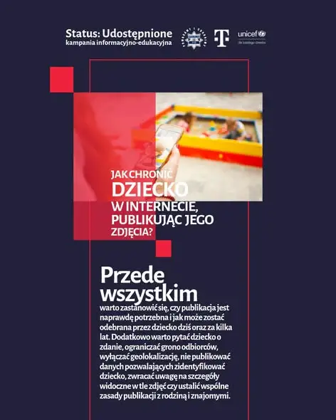 Sharenting pod lupą: kampania „Status: Udostępnione” ostrzega przed publikowaniem zdjęć dzieci